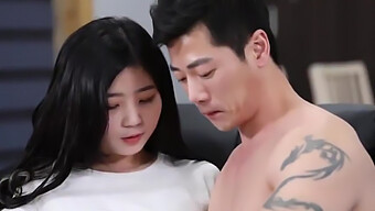 Big Natural Tits And Cowgirl Skills In This Korean Sugar Baby Video