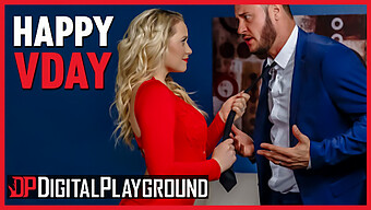 Mia Malkova Et Son Mari Danny Mountain Se Maquillent Passionnément Le Jour De La Saint-Valentin.